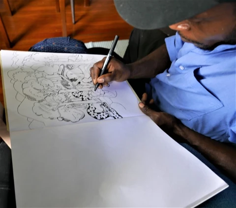 drawing an illustration