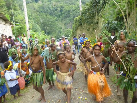 Welcoming dancing