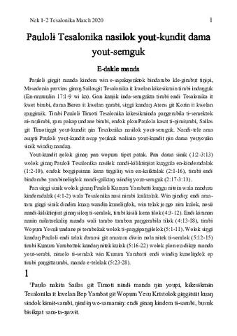 1-2 Thessalonians