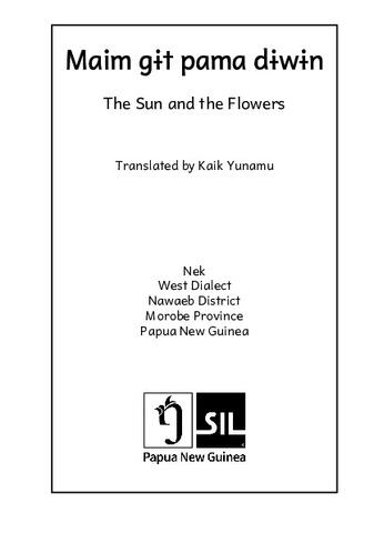 The Sun and the Flowers